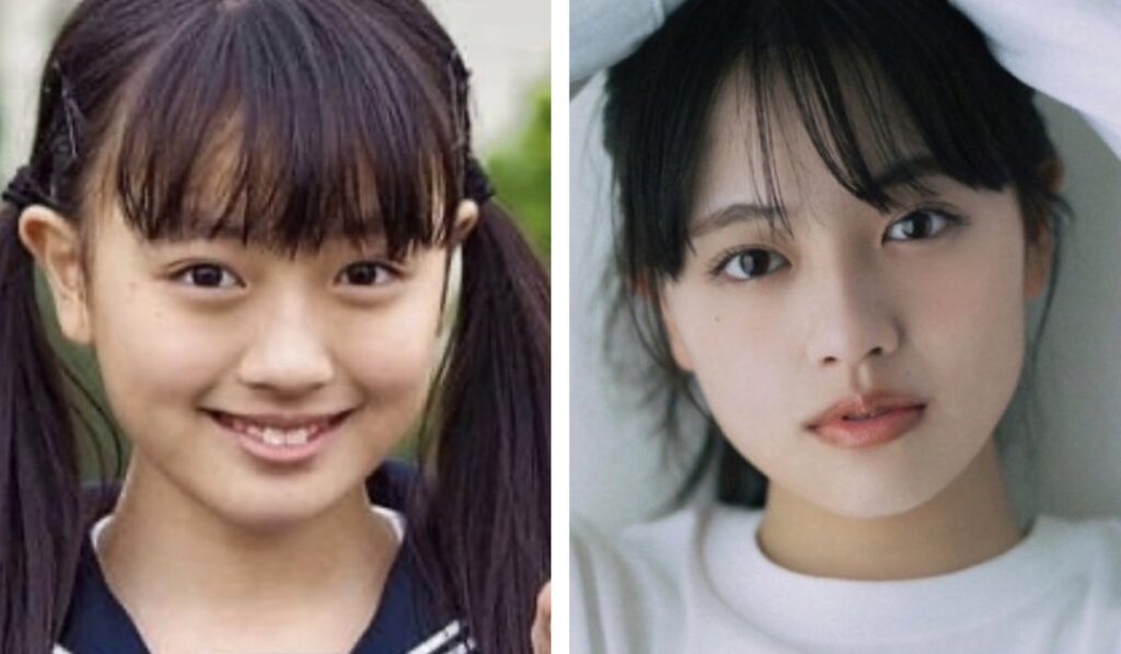 上坂樹里さんの整形疑惑の輪郭の比較画像