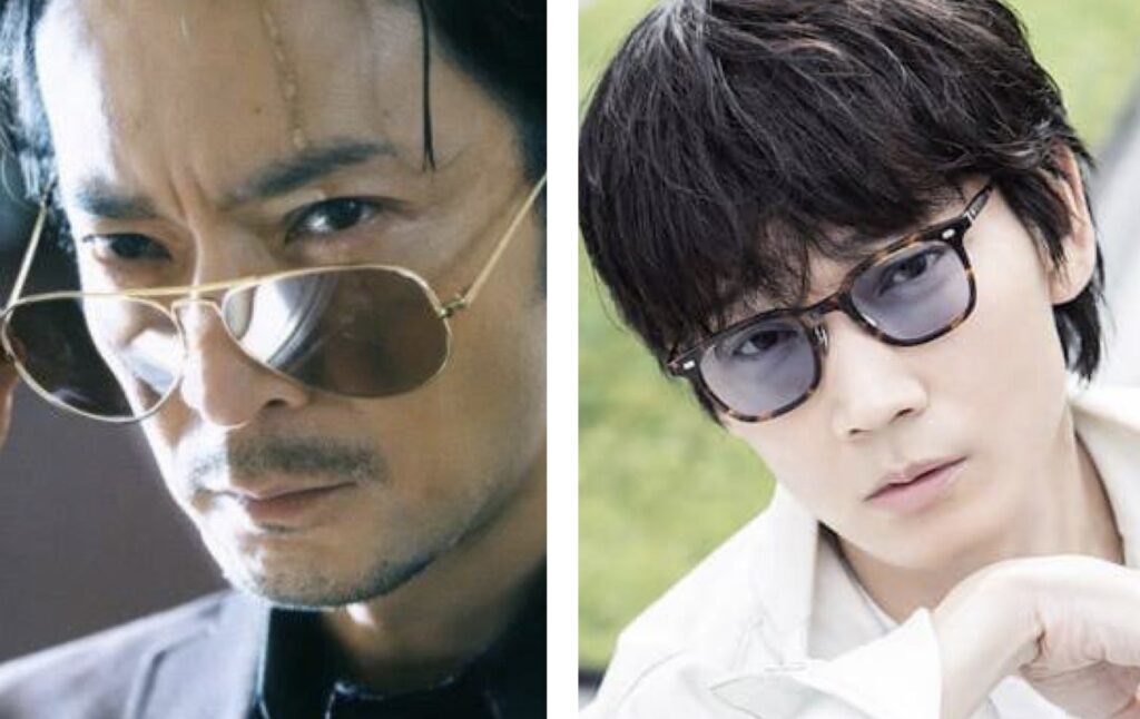 津田健次郎さんと綾野剛さんが似てる画像
